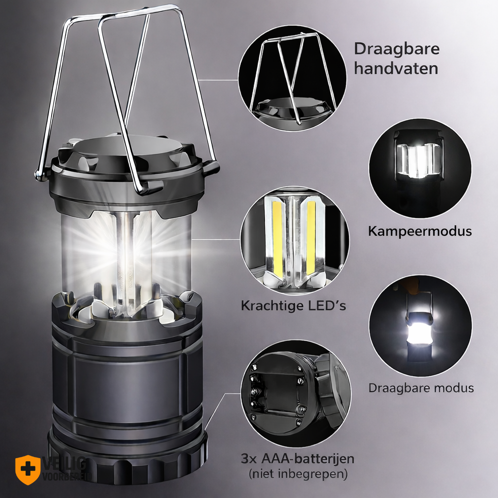 Opvouwbare LED Noodlantaarn