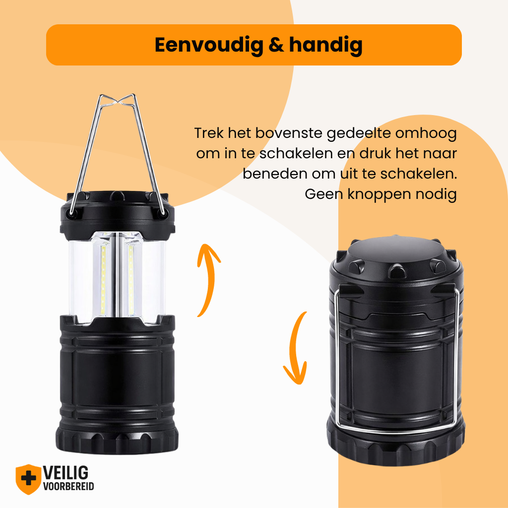 Opvouwbare LED Noodlantaarn