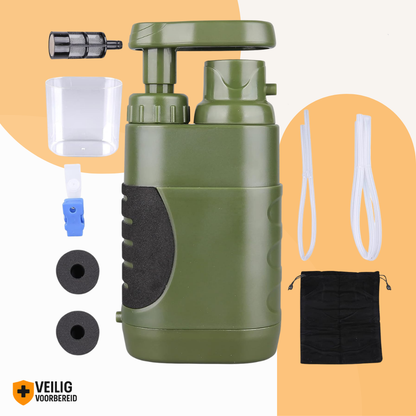 Nood Waterfilter met pomp