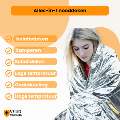 Nooddeken Goud/Zilver (Set van 2)